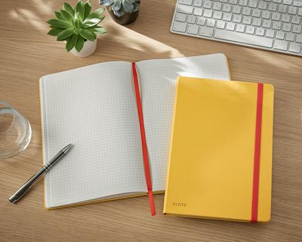 Produktbild Leitz Notizbuch Cosy B5, Kariert, Gelb (B5, Kariert, Harter Einband)