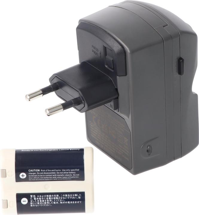 Actual product image AccuCell Quick charger 2CR5 PowerSet including the Li-ion battery 2CR5, 2CR5M, 2-CR5 M (1 pcs., 2CR5, 600 mAh, Battery + charger)