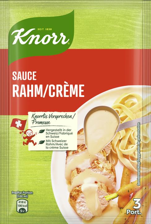 Knorr Cream sauce sachet, fine cream sauce for meat, vegetables or pasta, easy & quick to prepare (30 g)