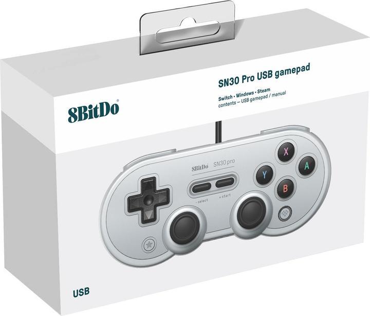 Actual product image 8bitdo SN30 Pro (PC, Switch)