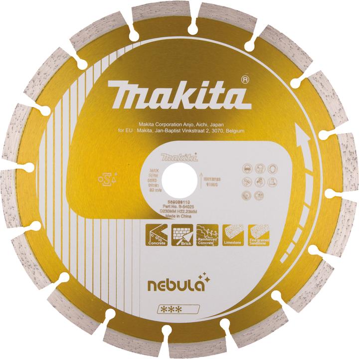 Actual product image Makita Diamond saw blade x2223 NEBULA