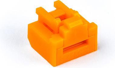 Actual product image Smart Keeper Basic RJ45 Port Blocker orange 100 pcs.