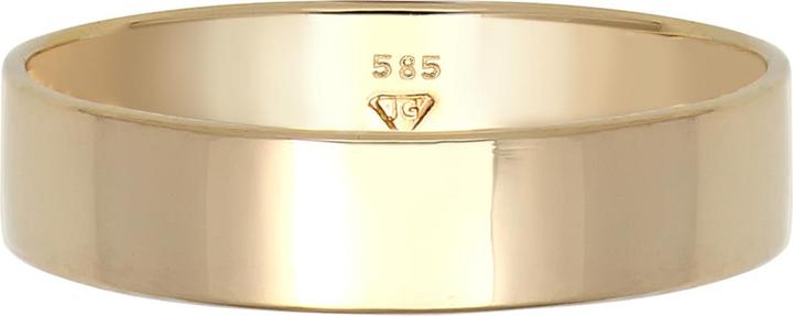 Produktbild Elli PREMIUM Ring Bandring Trauring Basic Hochzeit Paar 585 Gelbgold (58, 585/14 K Gold)