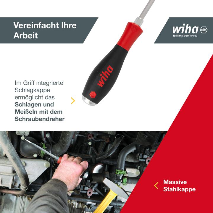 Produktbild Wiha SoftFinish (Schlitzschrauben, Phillipps-Kreuzschlitz (PH))