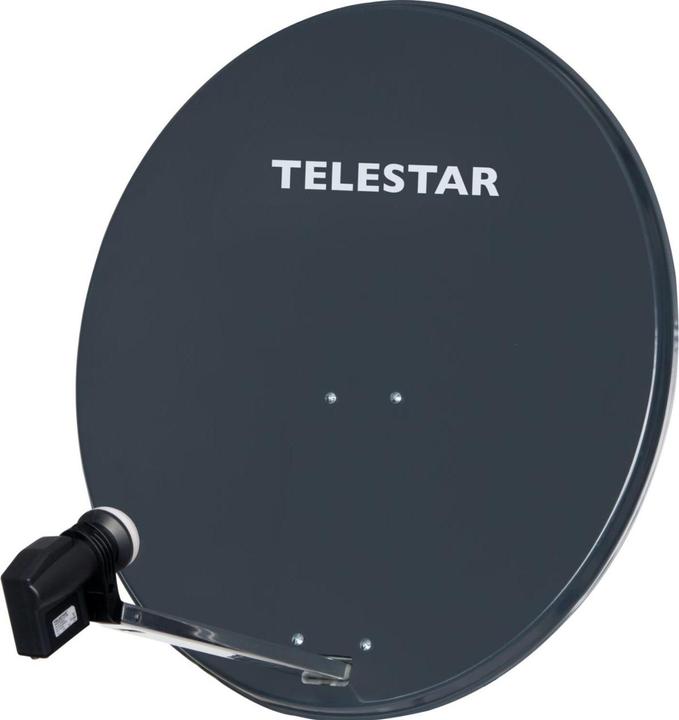 Produktbild Telestar DIGIRAPID 80 4 Teilnehmer Alu Sat-Antenne mit QUAD LNB (Yagi-Antenne, 38 dB, DAB/ DAB+, UKW / MW / LW)