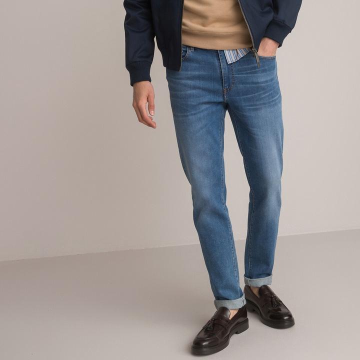 Actual product image La Redoute Collections Organic cotton slim fit jeans (58)