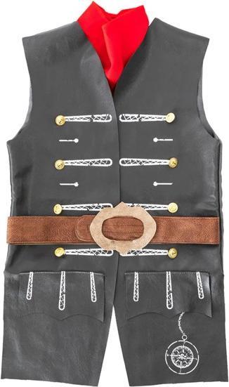 Immagine prodotto Great Pretenders Gilet e cintura da pirata Skully 2-4 (2, 3, 4)