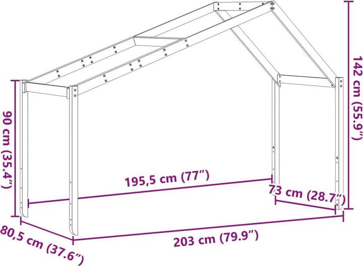 Actual product image VidaXL Schwarzenborn