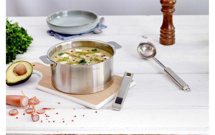 Actual product image Cristel Cristal Strate Amovible casserole Ø12cm (12 cm, Pot, Aluminium, Stainless steel)