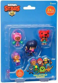 Produktbild Brawl Stars Figuren 5er-Pack S1, ast