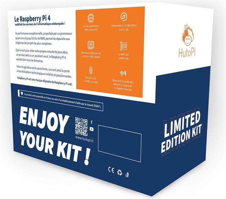 Produktbild HutoPi Pi 4 2GB Limited Edition Kit