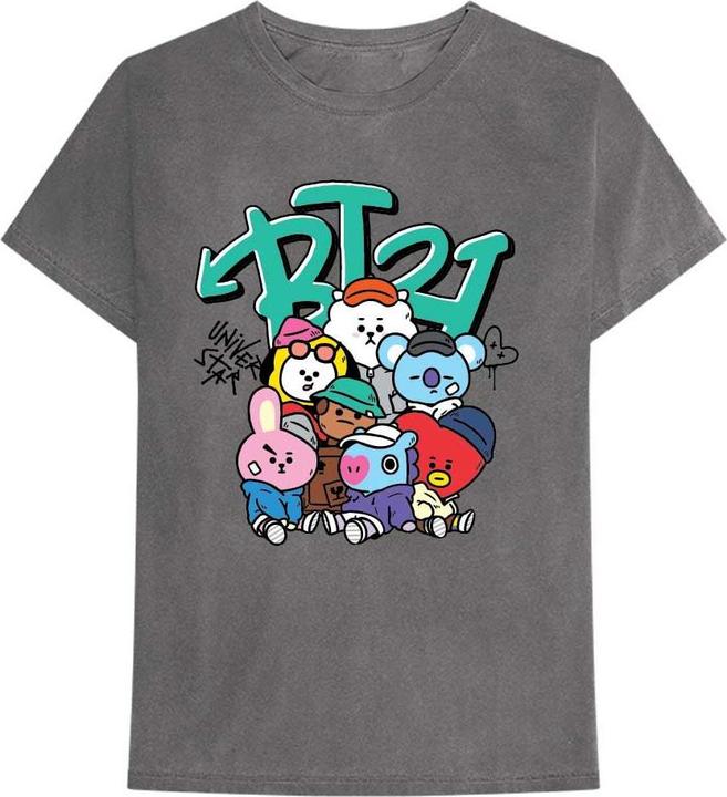 Produktbild BT21 Unisex Adult Street Mood Group T-Shirt (M)