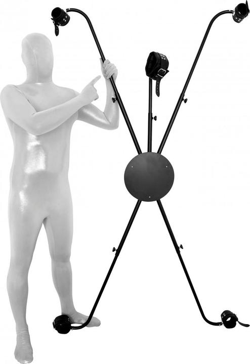 XXdreamSToys XX-DREAMSTOYS Pranger Kreuz mit Lederfesseln