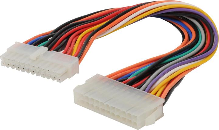 Actual product image Shiverpeaks ATX 24-pin/ATX 24-pin 0.3m. Cable length: 0.3 m, connector 1: ATX (24-pin), connector 2: ATX