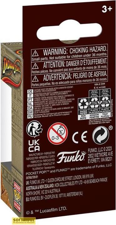 Actual product image Funko Indiana Jones - Indiana Jones Pocket Pop!