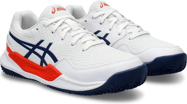 Actual product image ASICS Performance Gel Resolution 9 GS Clay Tennis Shoe Kids (37)