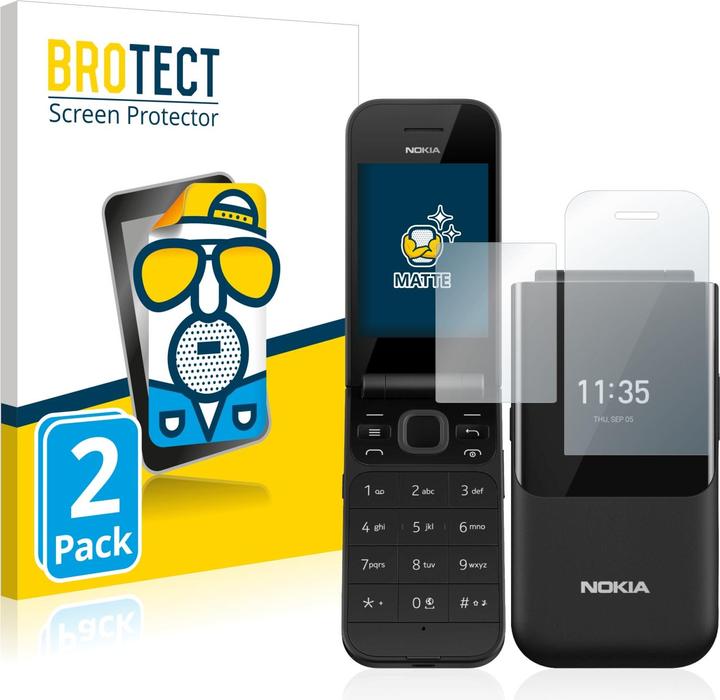 Image du produit BROTECT Protection Mat (2 pièce(s), Nokia 2720 Flip)