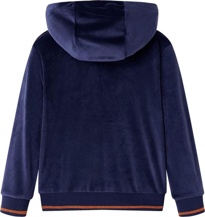 Produktbild VidaXL Kinder-Kapuzenjacke Marineblau 92,Material: 94 % Polyester (92)