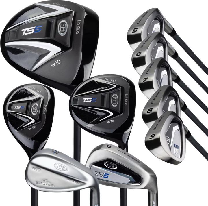 Actual product image U.S. Kids Golf TS5 10-Club 57" 145-152 Navy GSH (Right-handed)