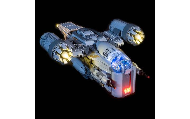 Actual product image Light my bricks LED Light Set for LEGO Stars Wars - The Mandalorian - Bounty Hunter Transporter