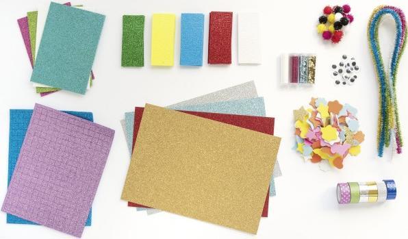 Produktbild Folia Bastelkiste Glitter 900tlg.