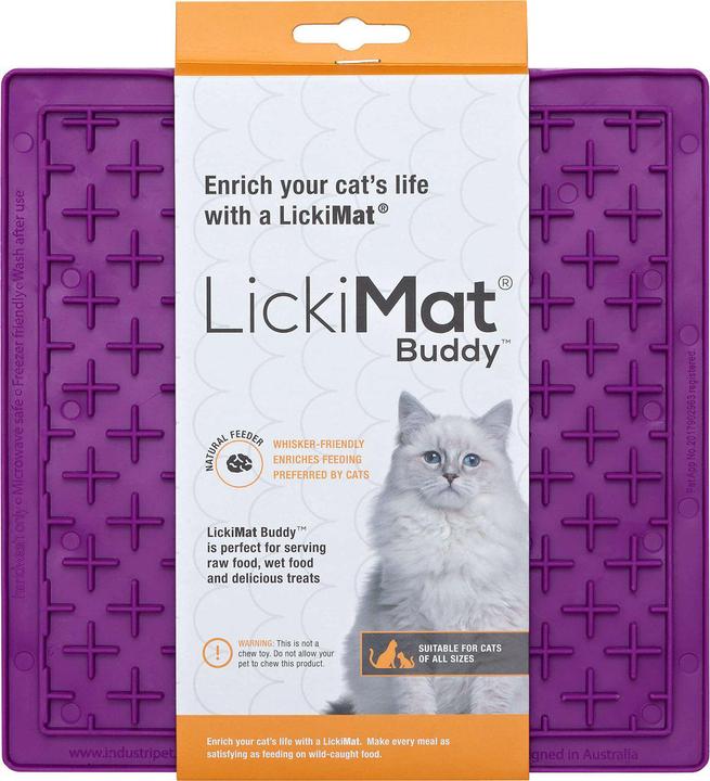 LickiMat LICKI MAT - Cat Buddy Purple 20X20 - (785.5354)
