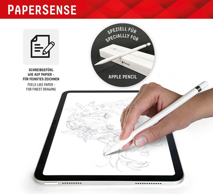 Produktbild Displex Tablet Papersense, iPad Paper Feeling Schutzfolie (1 Stück, iPad 2022 (10. Gen), iPad Air 11 2024 (M2))