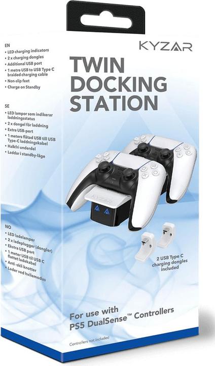 Immagine prodotto Vision Doppia docking station Kyzar per PS5 (PS5)