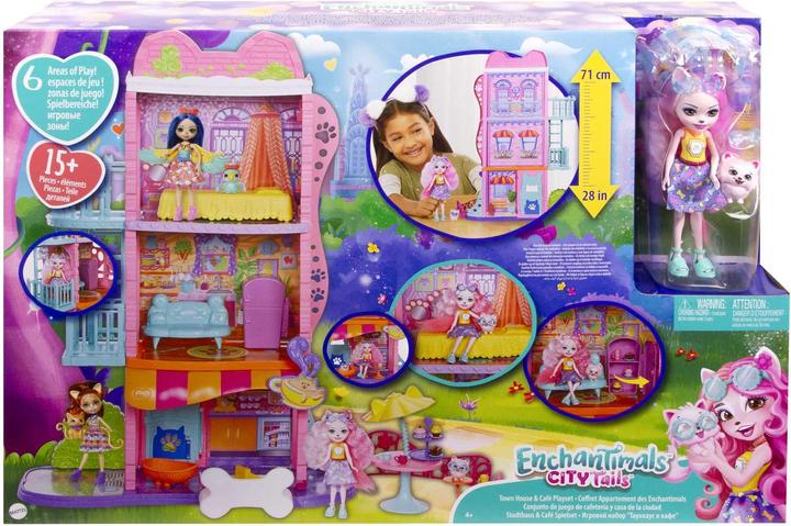 Image du produit Enchantimals Ensemble de jeu Maison de ville & Café