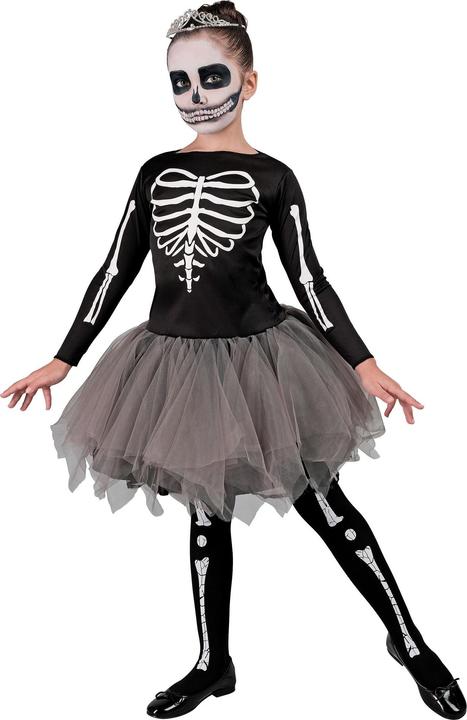 Produktbild Widmann SKELETON TÄNZERIN (Kleid mit Tutu), 116 cm / 4-5 Years (4, 5)