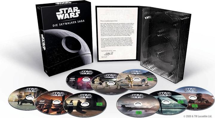 Produktbild Disney Interactive Studios Star Wars 1-9 - Die Skywalker Saga (DVD, 2024, Deutsch, Englisch)