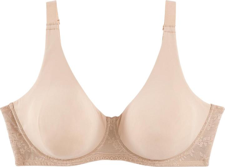 Image du produit La Redoute Collections Soutien-gorge minimiseur en microfibre et dentelle (80 E)