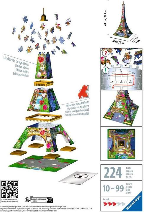 Immagine prodotto Ravensburger Torre Eiffel Love Edition (216 pezzi)