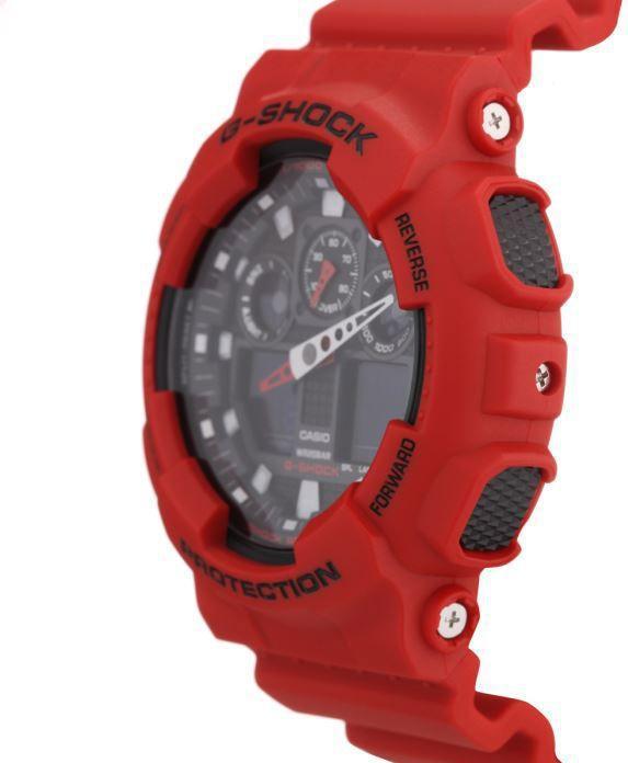 Produktbild Casio Ga-100b-4aer (Digitaluhr, Analoguhr, Chronograph, 51 mm)