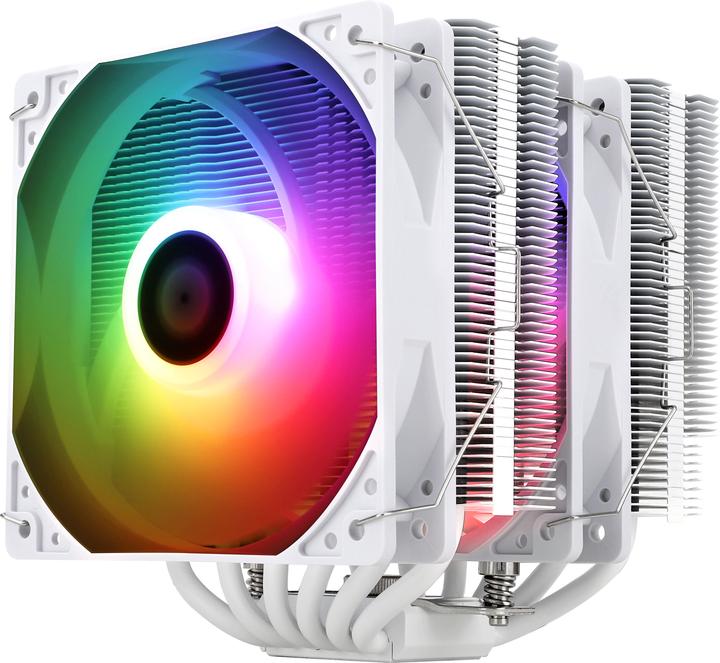 Thermalright Peerless Assasin 120 SE - White ARGB - Refroidisseur d'air pour CPU - Max 26 dBA (155 mm)
