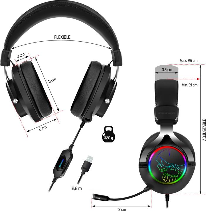 Actual product image Spirit Of Gamer Xpert H600 (Cable)