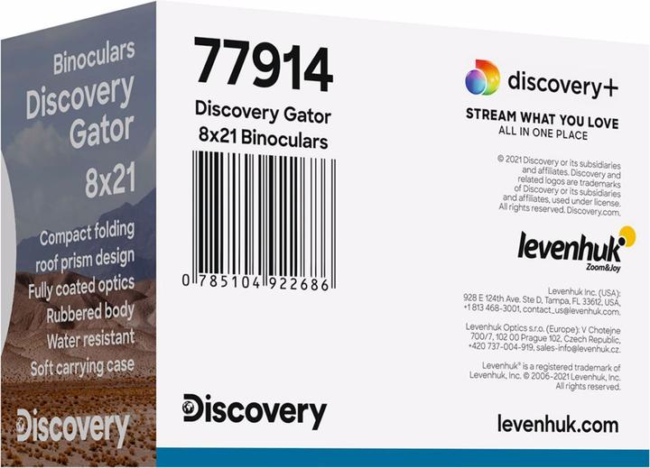Immagine prodotto Discovery Gator 8x21 (8 x, 21 mm)
