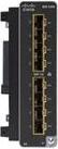 Image du produit Cisco Catalyst IE3300 Rugged Series - Module d'extension - SFP (mini-GBIC) (8 Ports)