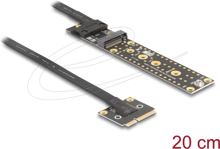 Produktbild Delock Adapter Mini PCIe Stecker zu M.2 Key M Buchse mit Kab