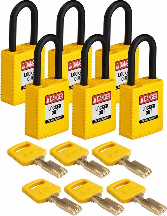 Image du produit Brady Cadenas SafeKey Nylon Lockout