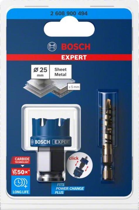 Image du produit Bosch Professional Zubehör Scie cloche EXPERT Sheet Metal 25 x 5 mm (25 millimètres)