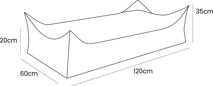 Immagine prodotto Activity Board Puff Rettangolare Estetico Turchese