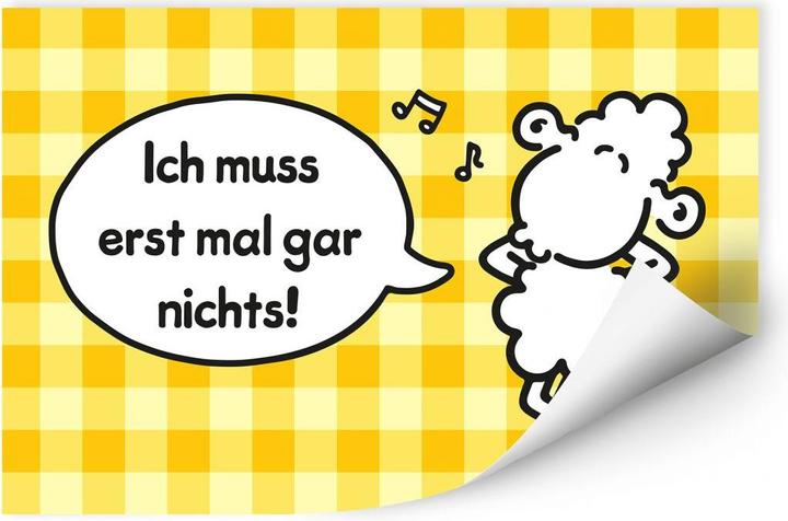 Produktbild Sheepworld Worthelden Erst mal gar nichts (70 x 100 cm)