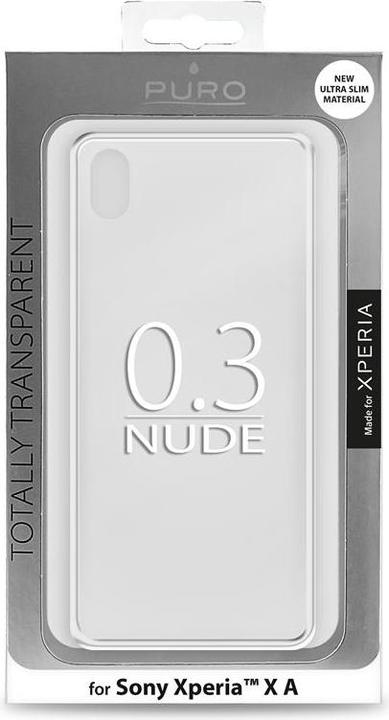 Actual product image PURO 0.3 Nude MFX - Sony Xperia XA Hülle (transparent) (Sony Xperia XA)