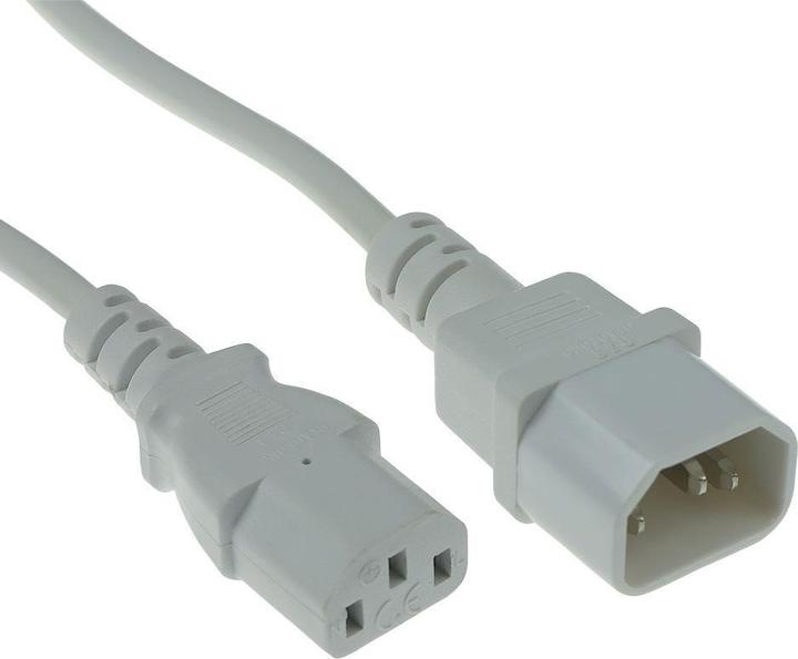Image du produit AK5244 Câble d'alimentation Blanc 1,2 m Coupleur C13 Coupleur C14 (1.20 m, C14, C13)