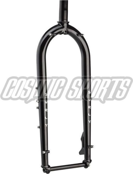 Actual product image Surly Ice Cream Truck Steel Fork, 26", 28.6-30, 47mm, 487mm, 150x15mm TA, 28.6-30, IS Disc, black