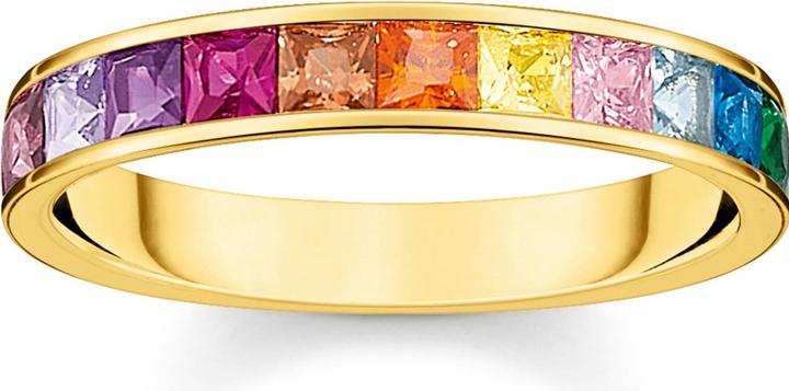 Thomas Sabo Ring Bunte Steine Gold