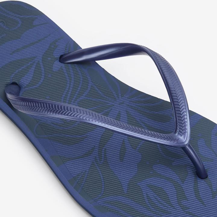 Actual product image Olaian Women's 500 Flowy toe sandals petrol blue (40)
