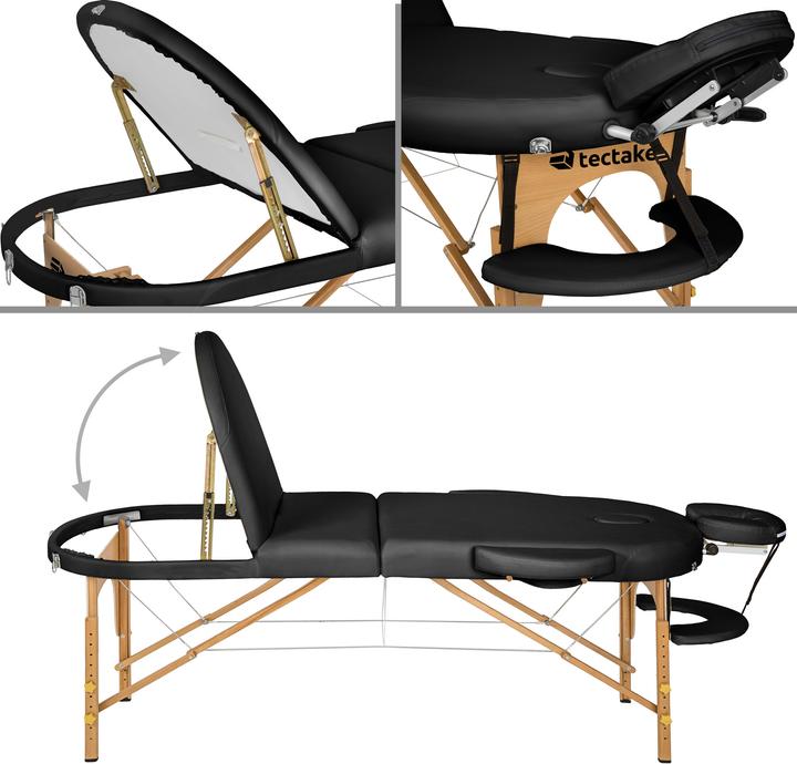 Produktbild tectake Massageliege oval