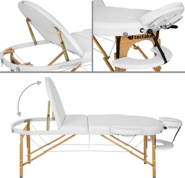 Produktbild tectake Massageliege oval